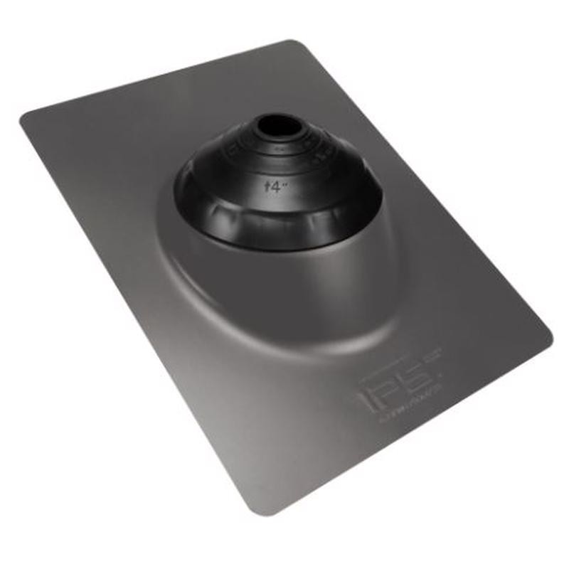 IPS 12×16 Gray Metal/Plastic/Rubber Roof Flashing