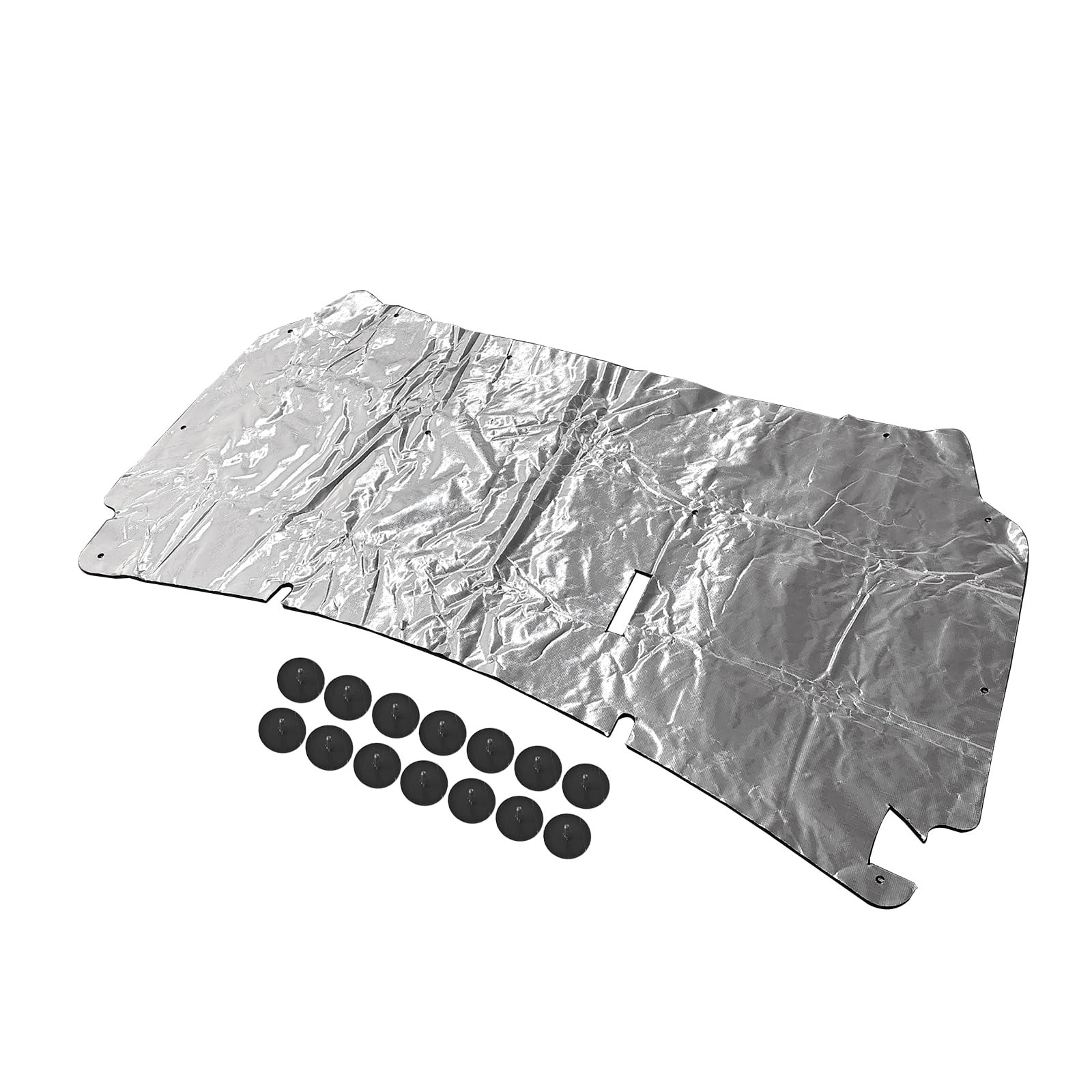 Hood Insulation Pad Low Profile W/ Clips For 1997-2003 Ford F-150 Pickup Truck