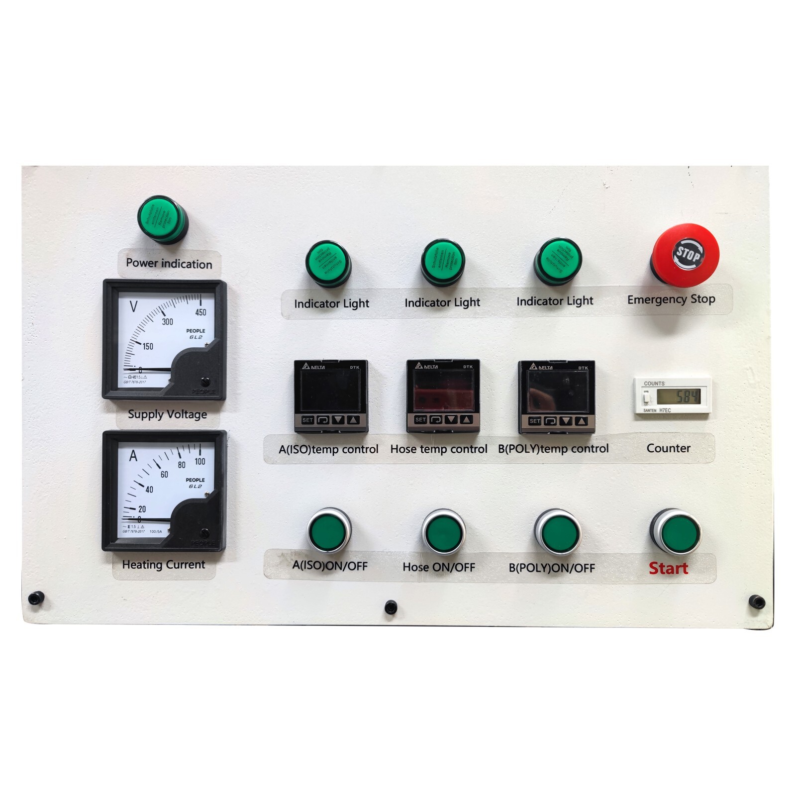 Pneumatic Polyurea Sprayer 1:1 Polyurethane Foam Spray Insulation Machine