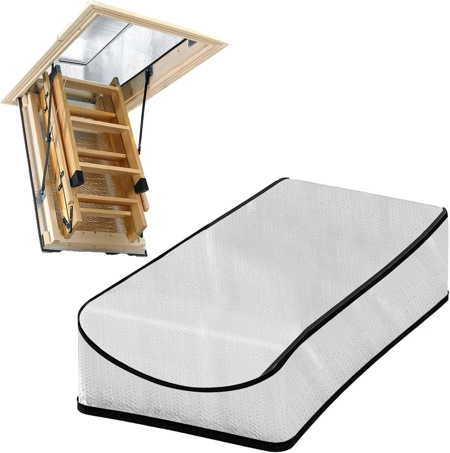 Attic Stairway Insulation Cover 25”x54”x11”, Attic Stairs Door Ladder Insulat…