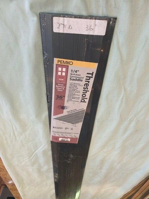 PEMKO 271D36 Saddle Threshold Dark Bronze Finish,5″ W
