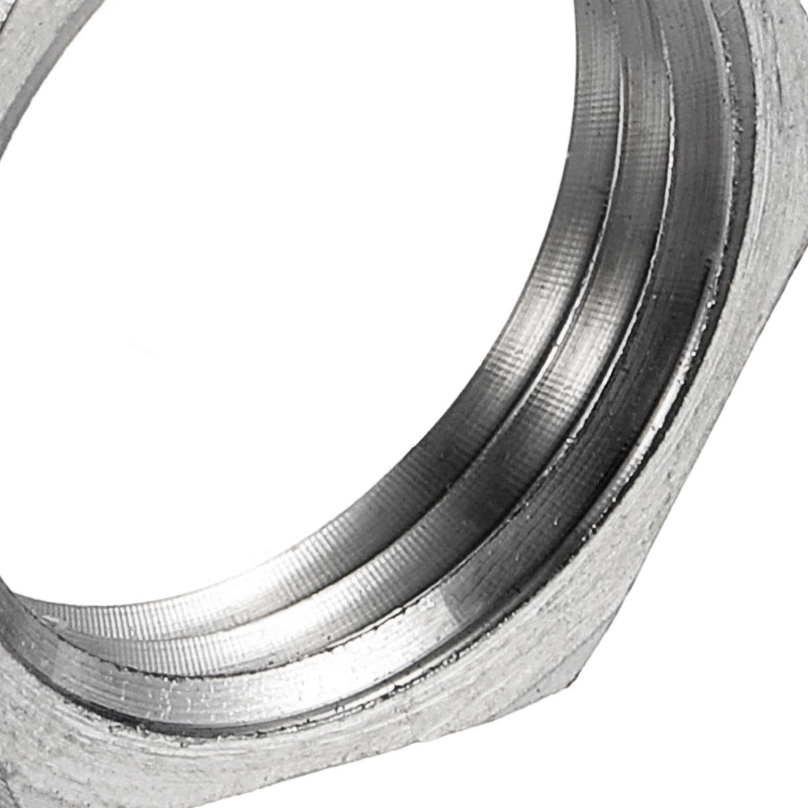 uxcell 2Pcs Cast Pipe Fitting Hex Locknut, 304 1/2″ NPT Thread, Silver