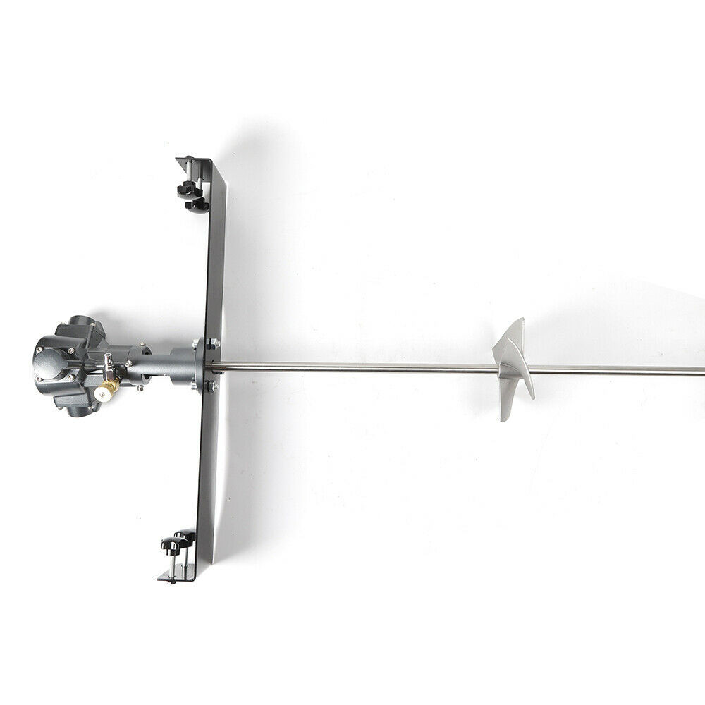50 Gallon Tank Barrel Mixer 1/2HP Stainless Steel Barrel Coating Blender Mixer
