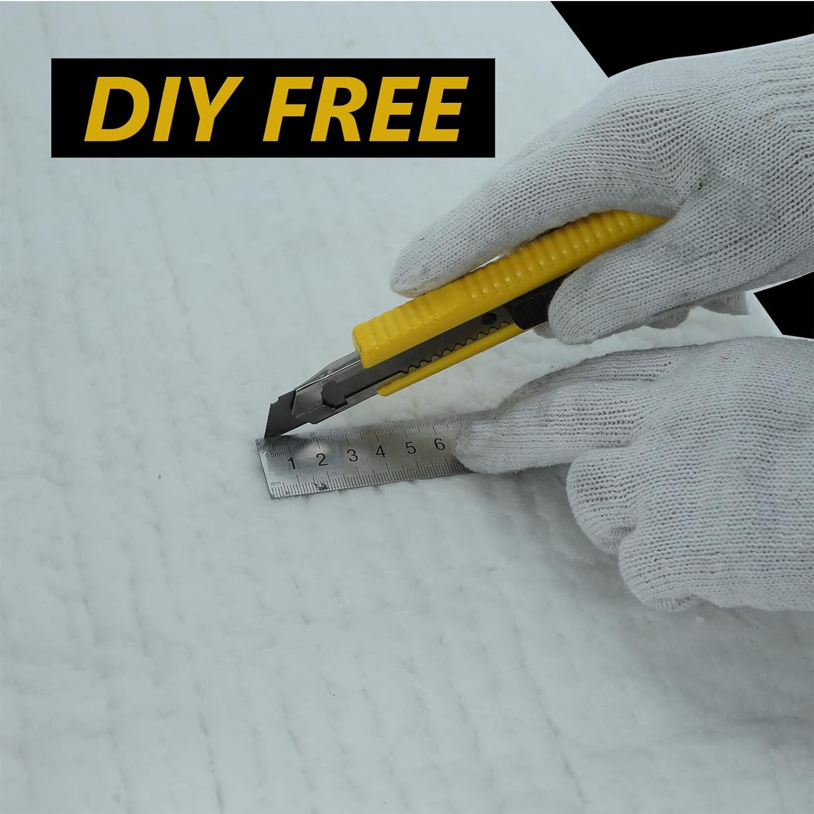 1″ x 16″ x 48″ Ceramic Fiber Fireproof Insulation Blanket For Multiple Uses