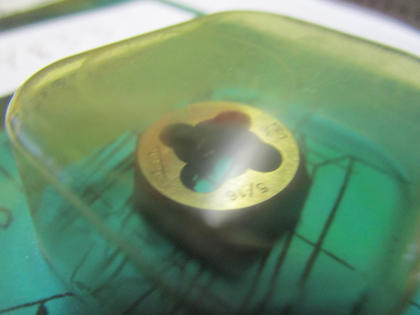 5/16-18NC Hexagon Rethreading Carbon Steel Die