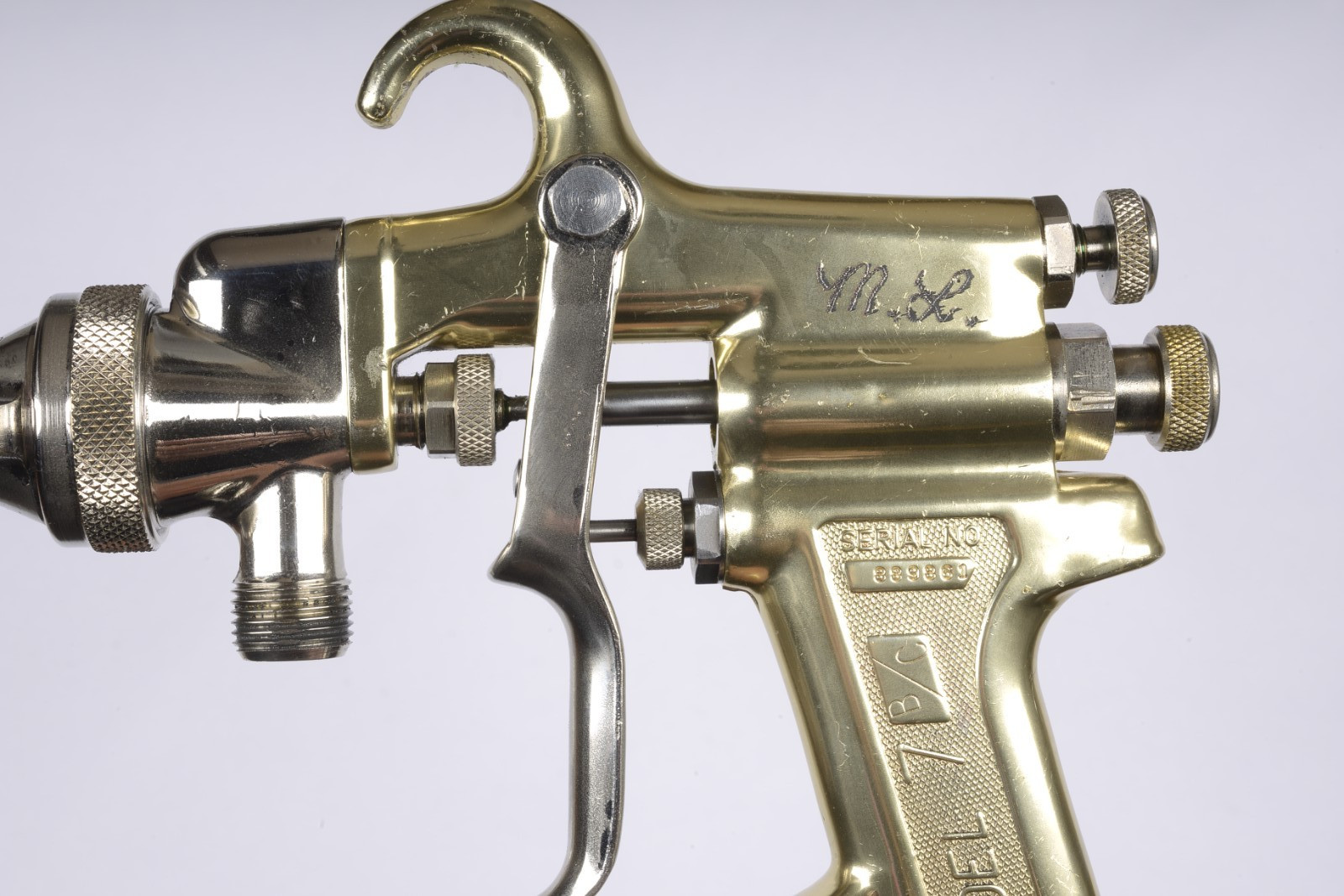 Binks Model 7 B/C Gold with wrench.