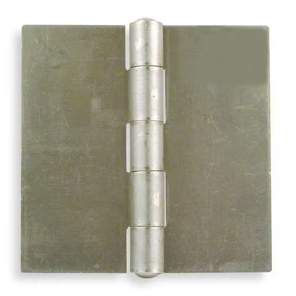 Door and Butt Hinge, Steel, Full Mortise Mounting, 2 1/2 in Leaf W x 6 in Leaf