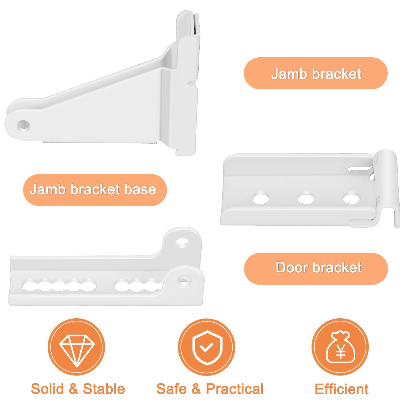 Storm Door Closer Bracket Repair Kit Compatible with Andersen, Larson, Pella