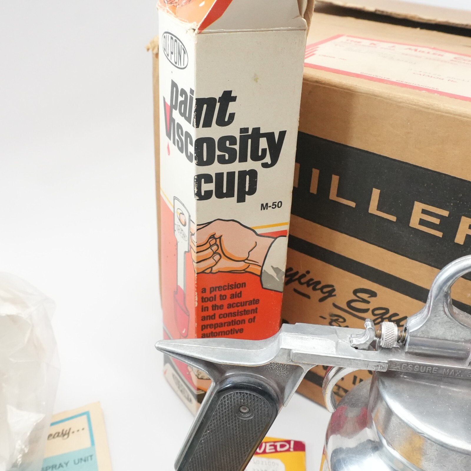 Vintage MILLER Model 2000 Paint Spray System Compressor Accessories – Nice