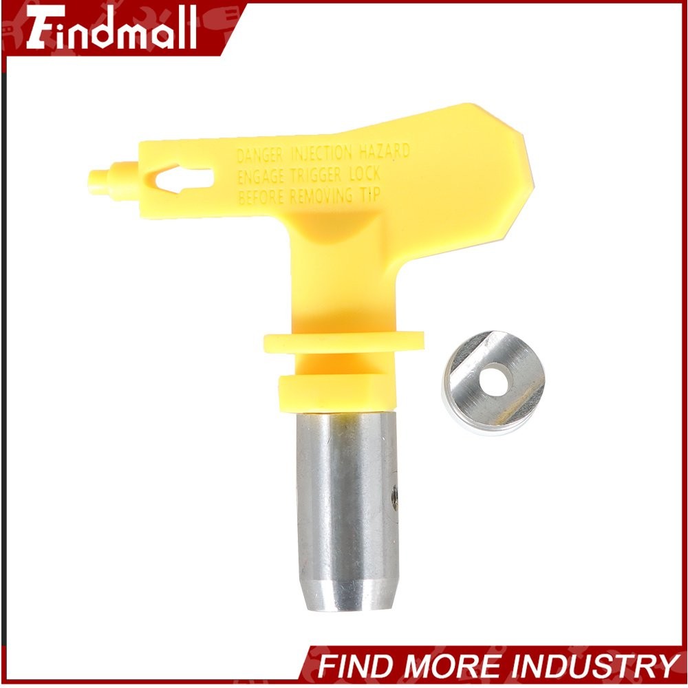 Findmal 6 Pcs Airless Paint Spray Gun 3600PSI W/517 Tip & Tip Guard For Sprayers