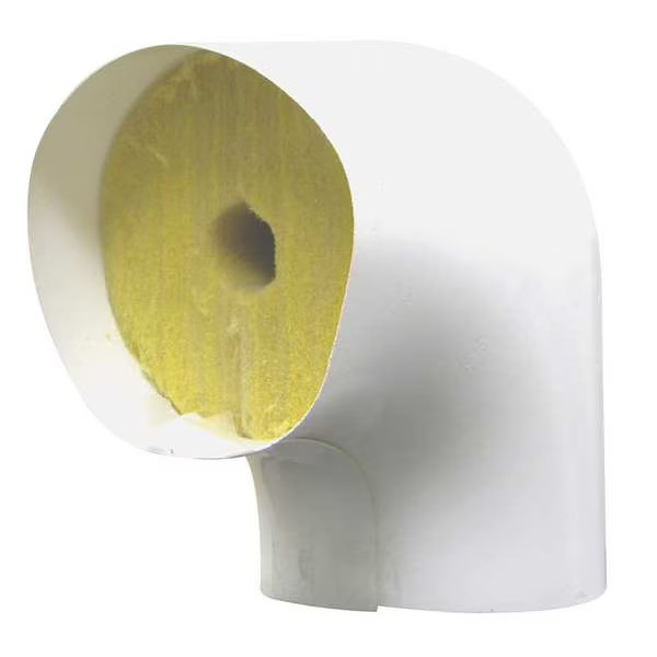 Manufacturer Varies 3/4″ Fiberglass Elbow Pipe Fitting Insulation, 2″ Wall