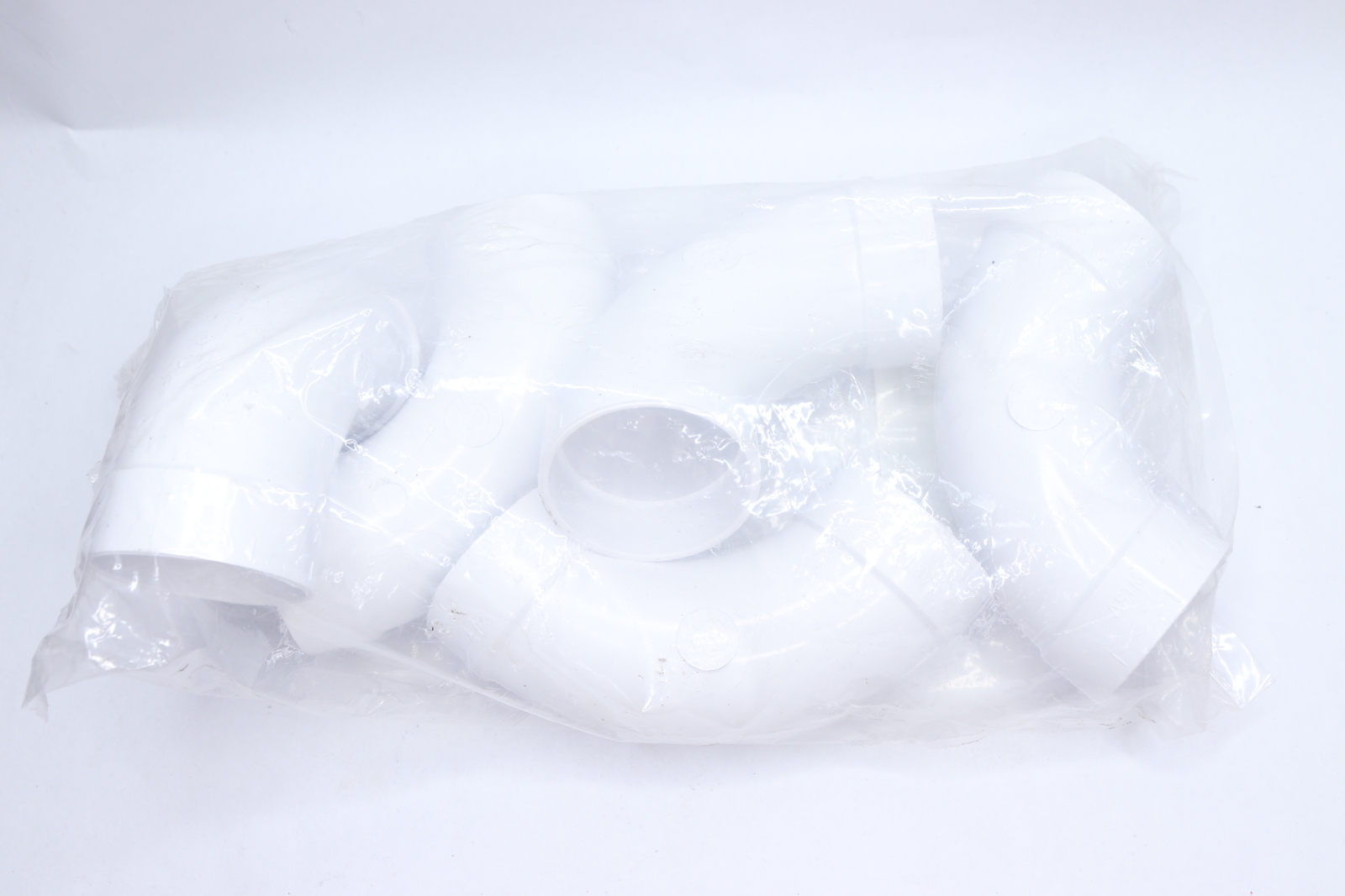 (5-Pk) 90Â° Sweep Elbow Plastic White 030120-005