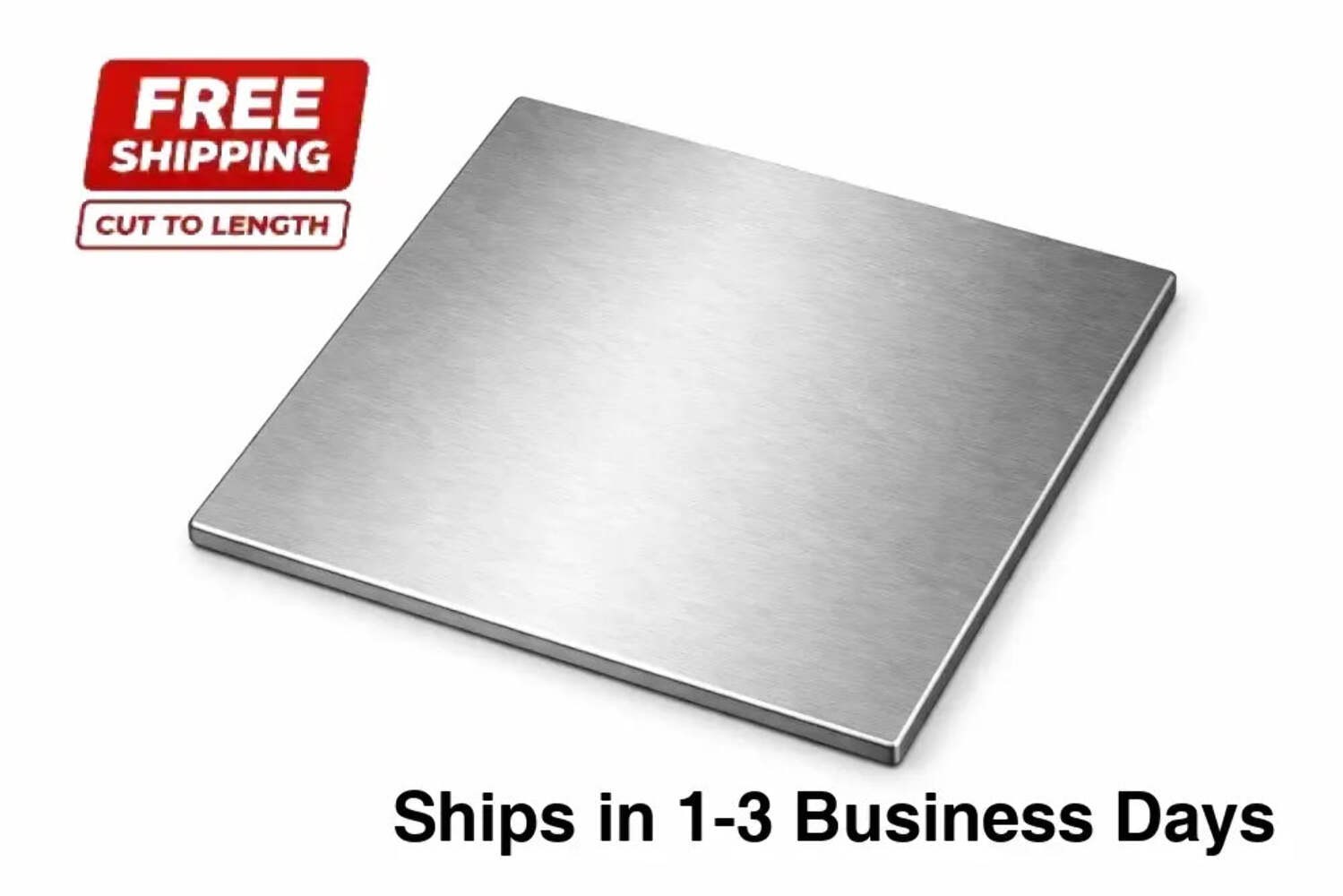 1/8 inch Square Steel Plate-Select Size