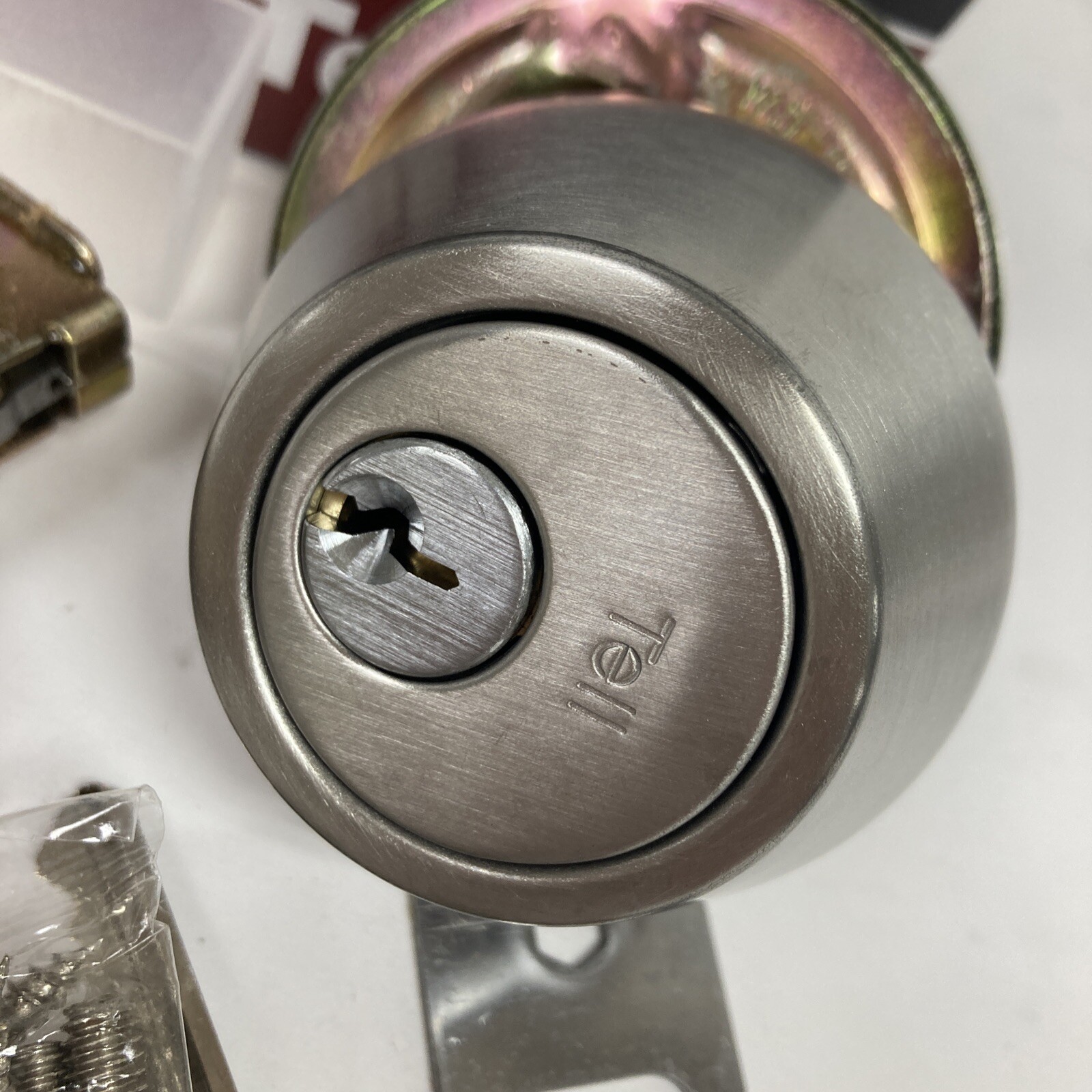 Tell Commercial DB2051 32D ADJ SCC CS 1-Cyl Deadbolt KD – Satin Stainless Steel