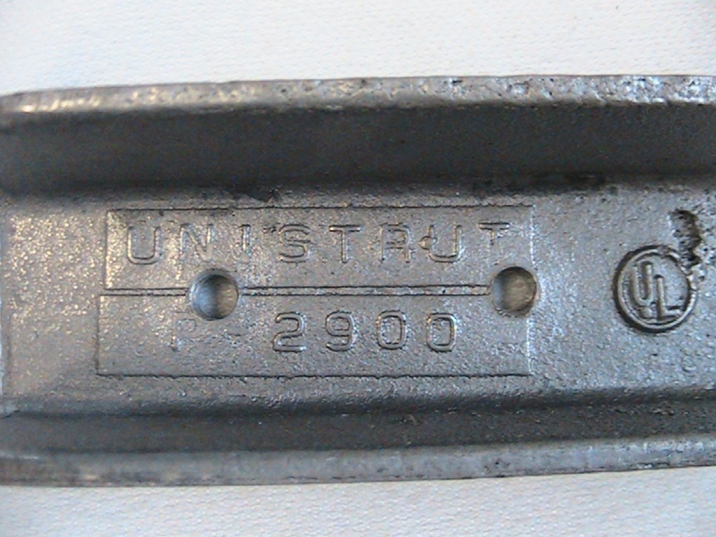 1 NEW NOS UNISTRUT ALUMINUM 2 HOLE CHANNEL JOINER P2900-AL