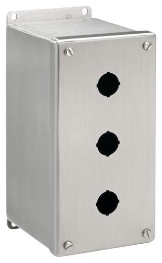 Hoffman E1PBXSS, 4″ x 4.75″ x 4″, 304 SS, One Hole, Pushbutton Enclosure, 1pc