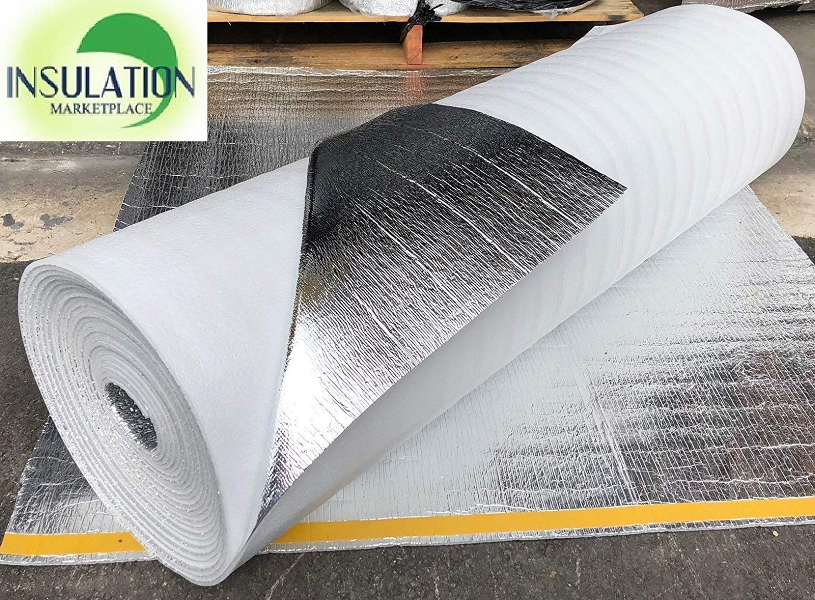 SmartSHIELD -3mm 48″x100ft Reflective Insulation roll, Foam Core Radiant Barr…