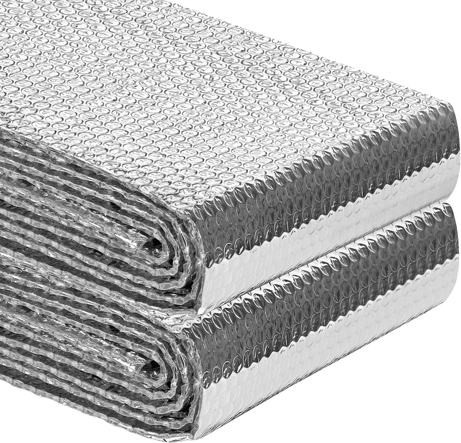 Reflective Insulation Roll Double Bubble Foil Thermal Barrier 23.6x10Ft