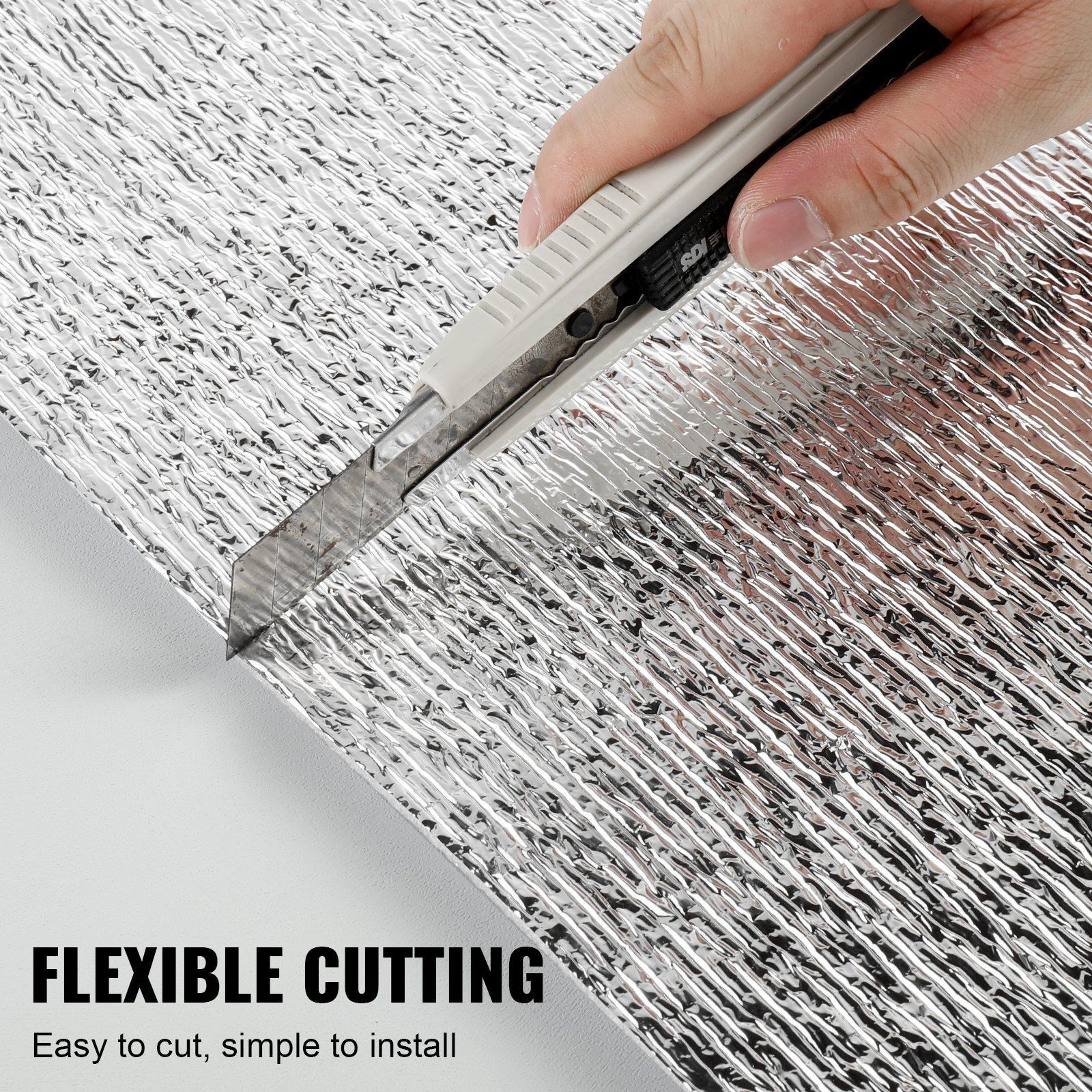 600inx48inx1/8in Double Reflective Foam Core Radiant Barrier Insulation Roll