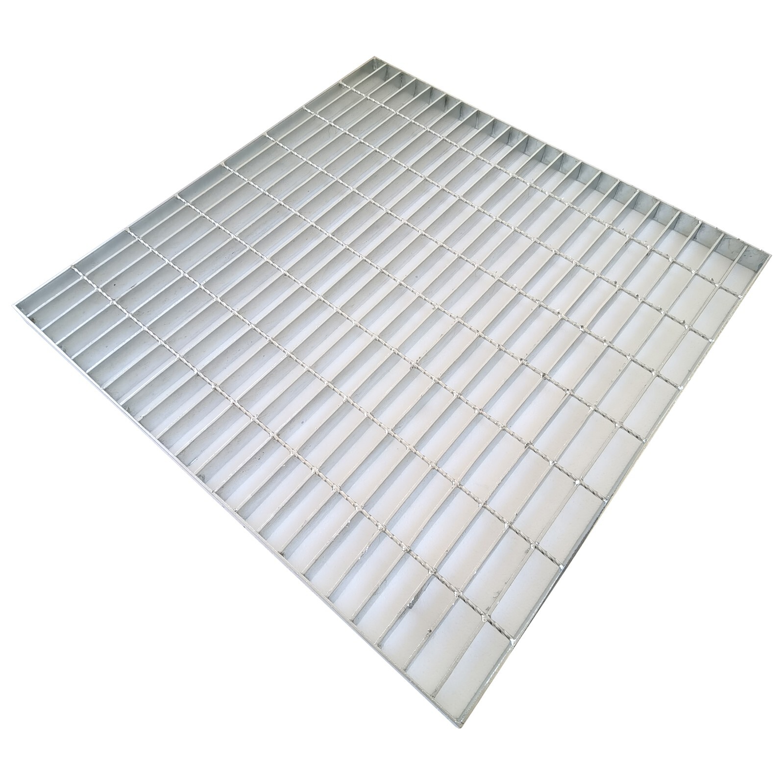 1 Piece 2.6ft*2.6ft Silver Gray Carbon Steel Grille Plate Load-Bearing 3 tons
