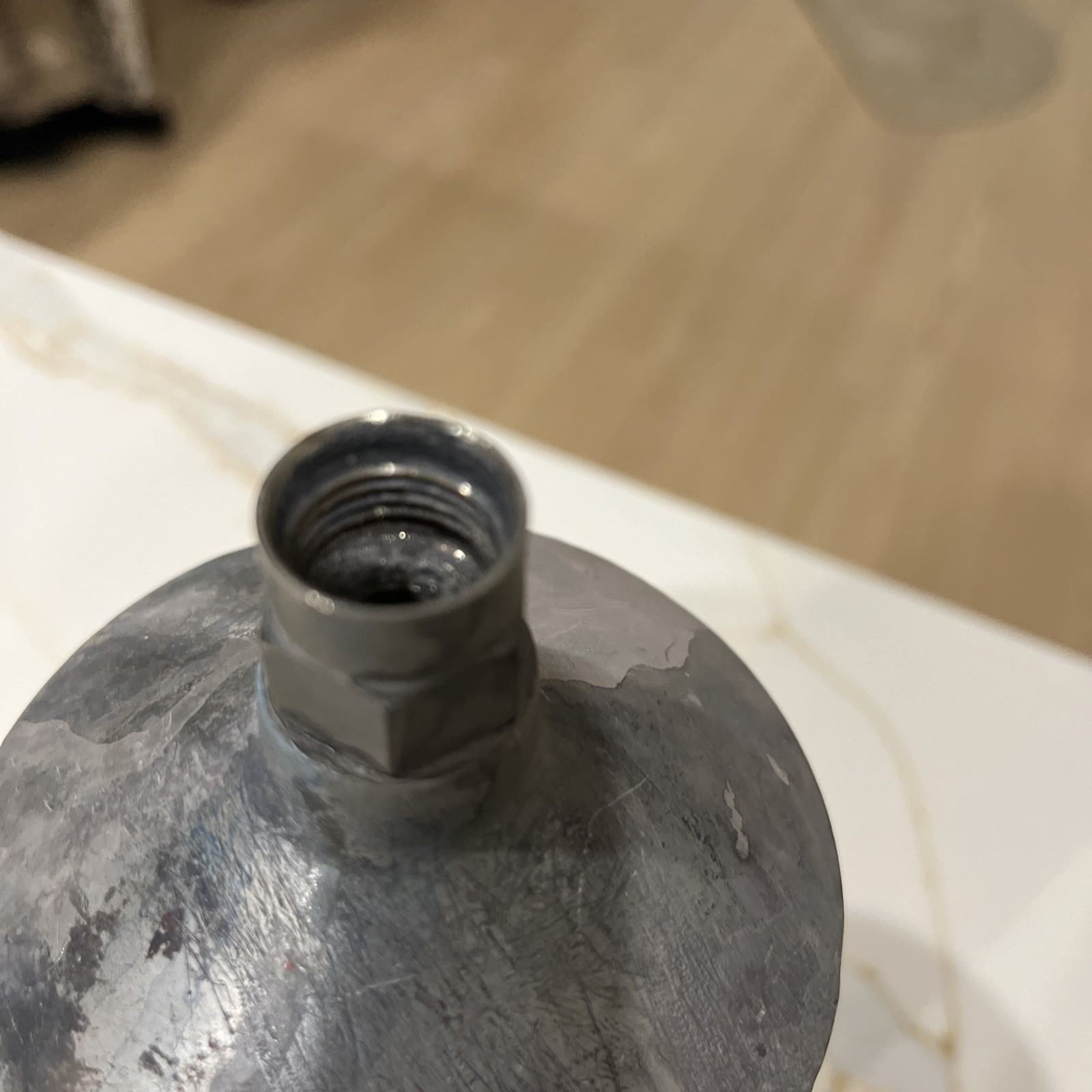 Used 1L (34oz) Aluminum Cup for Sata Jet Spray Gun with female thread
