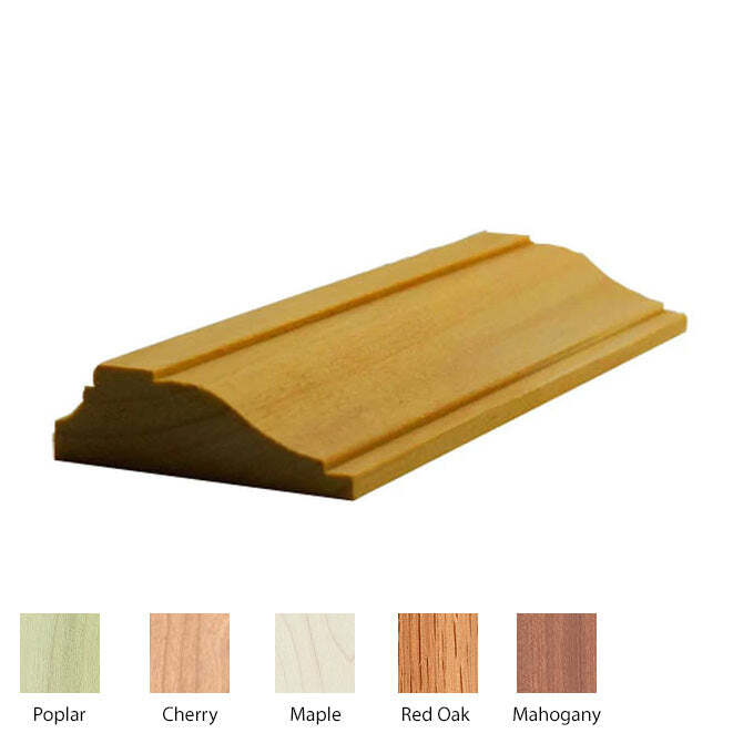 EWPM16 Panel Moulding Trim, 9/16″ x 1-13/16″ Unfinished Solid Hardwood Trim