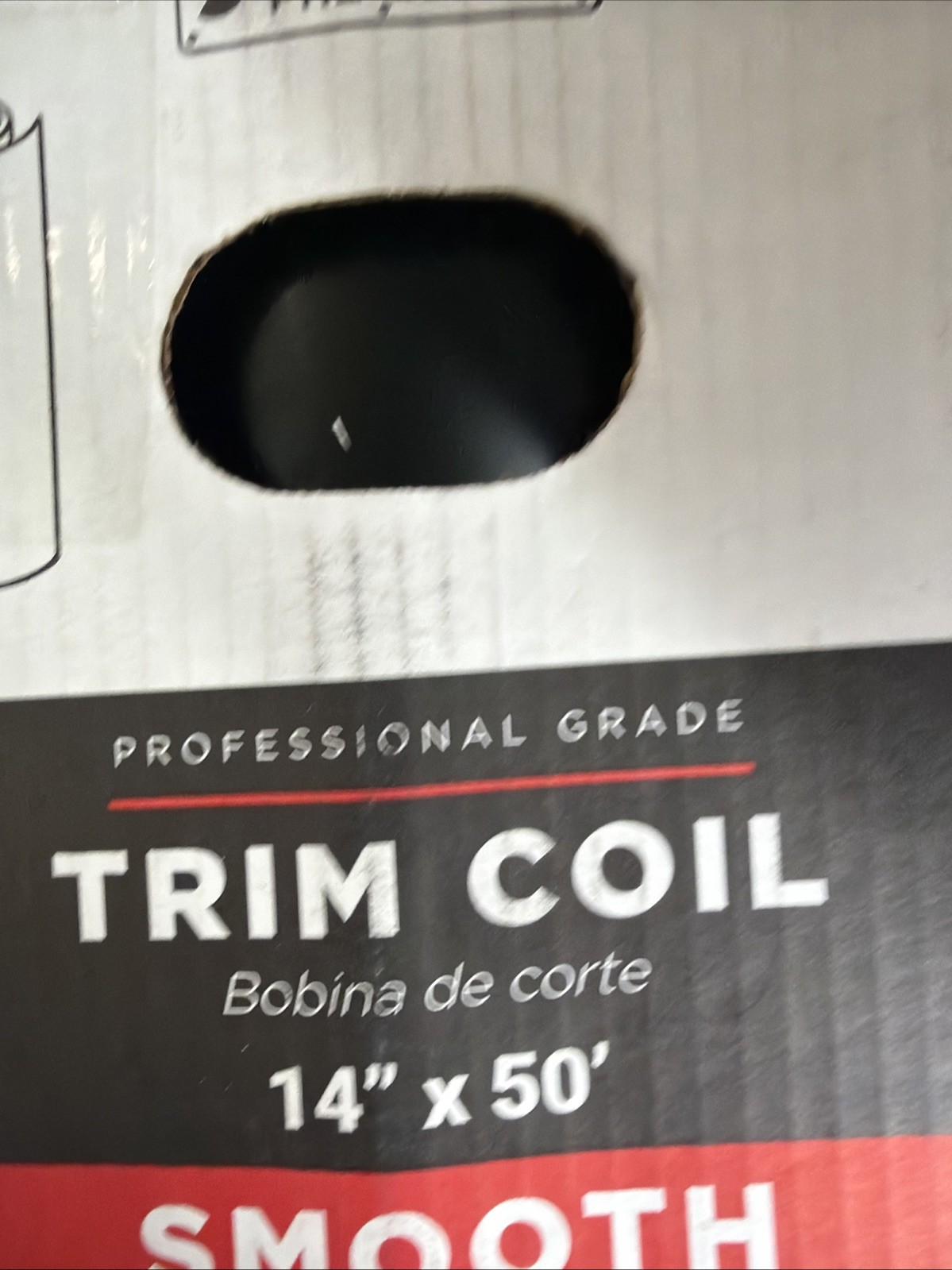 Spectra Pro Select 14” x 50’ Trim Coil Smooth Professional Grade Black / White