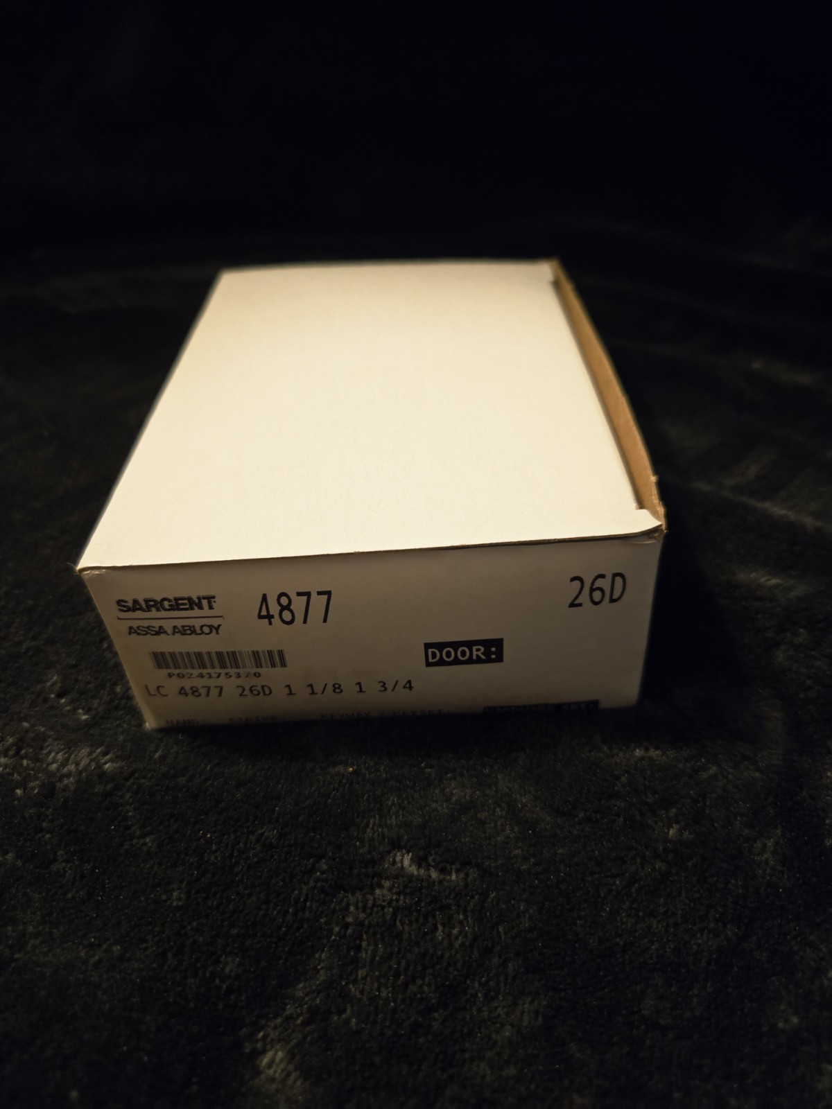 Sargent 4877-LC 26D Classroom Mortise Deadbolt Lock – NEW IN BOX – Grade 1