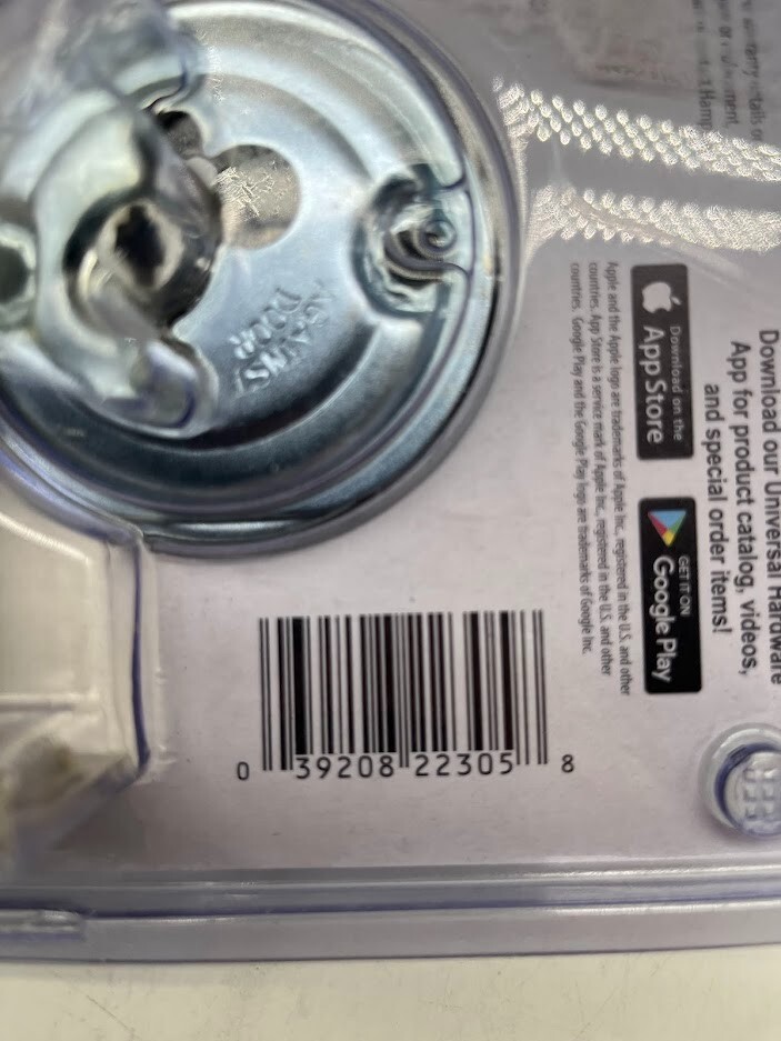 Universal Hardware Industrial Duty Commercial Single Cylinder Deadbolt, Chrome