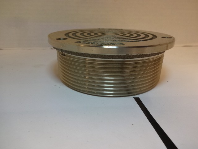Mifab Floor Cleanout, R-1 Adjustable Cover, Nickel Bronze, 4”NPSM Thread NBTOP