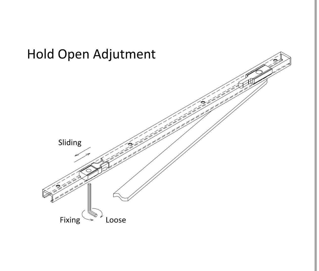 NHN1638U-M Concealed Door Closer, Non-Handed, Heavy-Duty, Up to 132lbs. Doors…