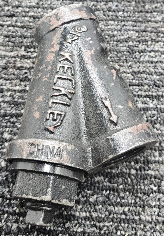 (QTY 8) Keckley Style B7 3/4″ Strainer Wye Class250 A126B Threaded Cast Iron