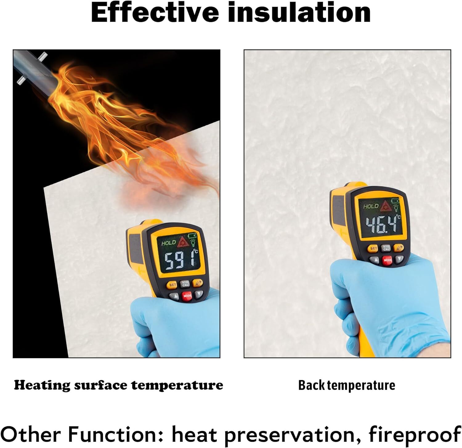 Ceramic Fiber Insulation Blanket Fireproof Insulation Blanket 0.6×3.6M