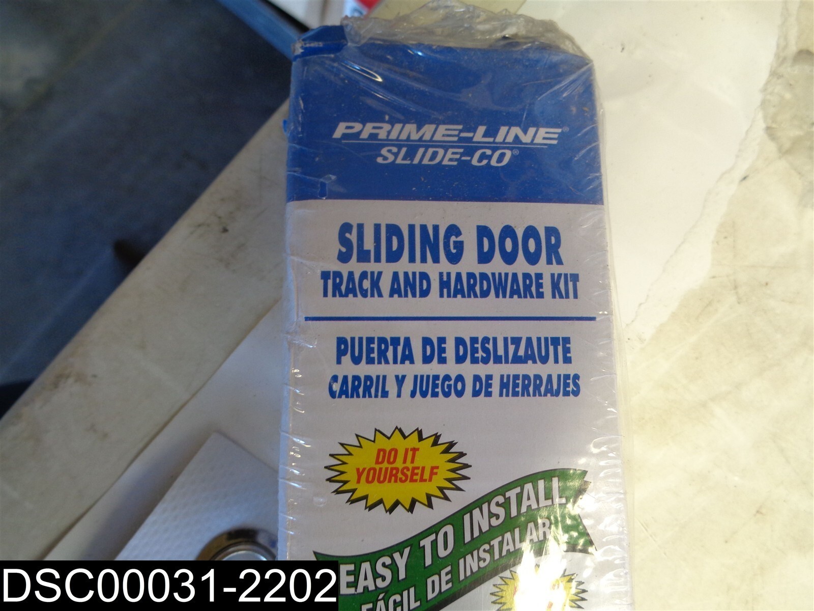 163590 Prime Line Sliding Door Track & Hardware Kit 078874135906