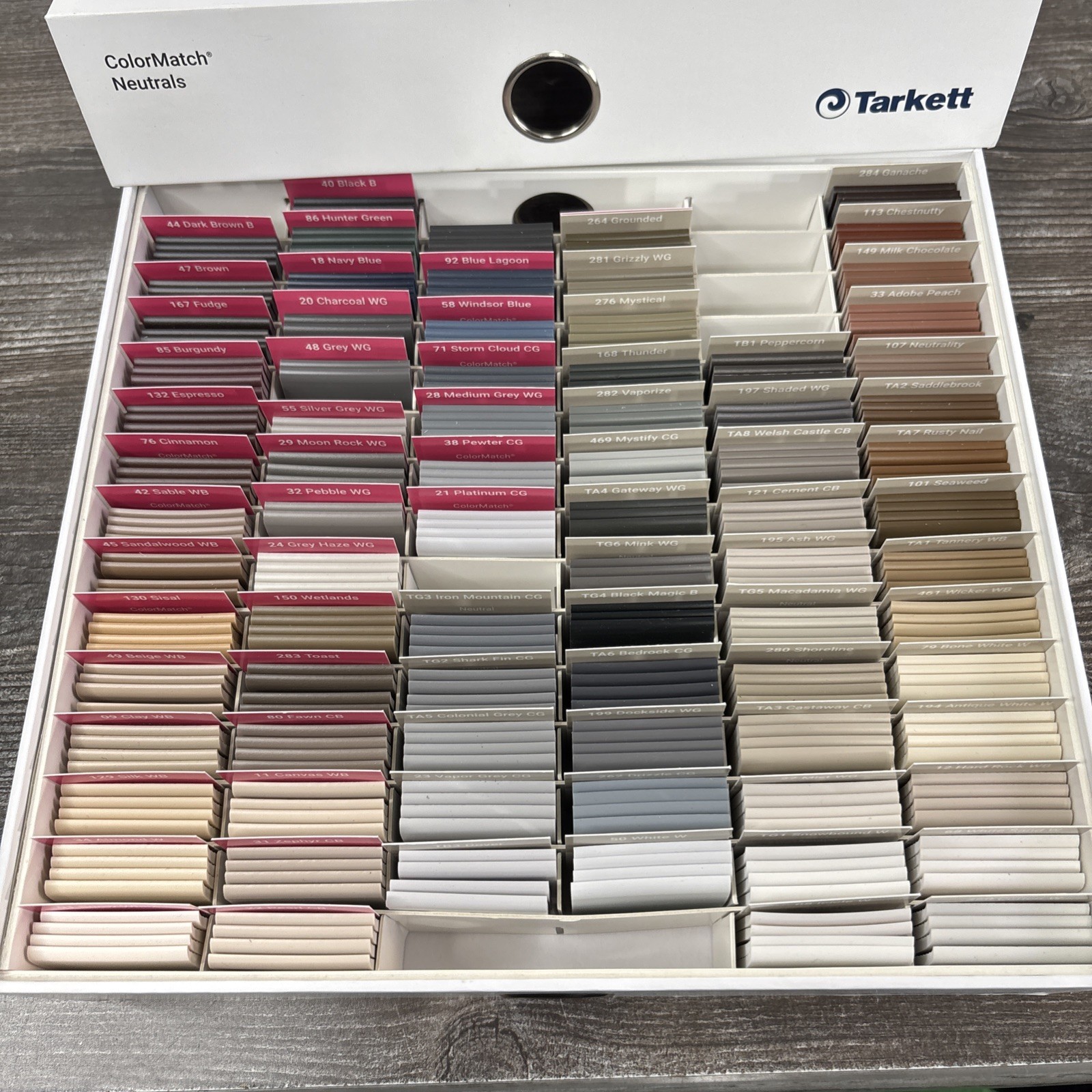 Tarkett ColorMatch Neutrals Rubber Wall Base Colormatch Sample Samples Set