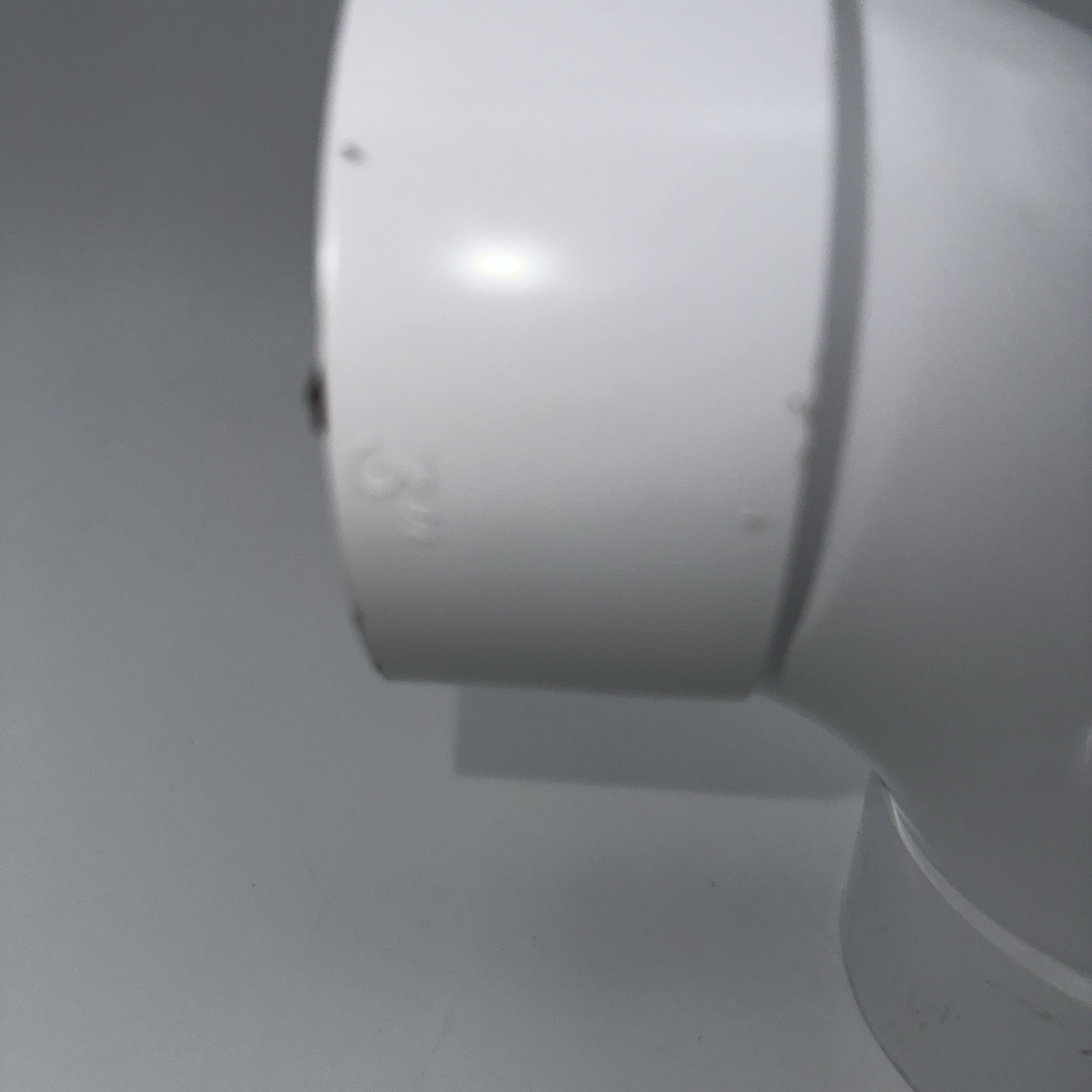 Normandy 90 Degree Elbow Plastic White V-303. 1/4 Bend Long Turn