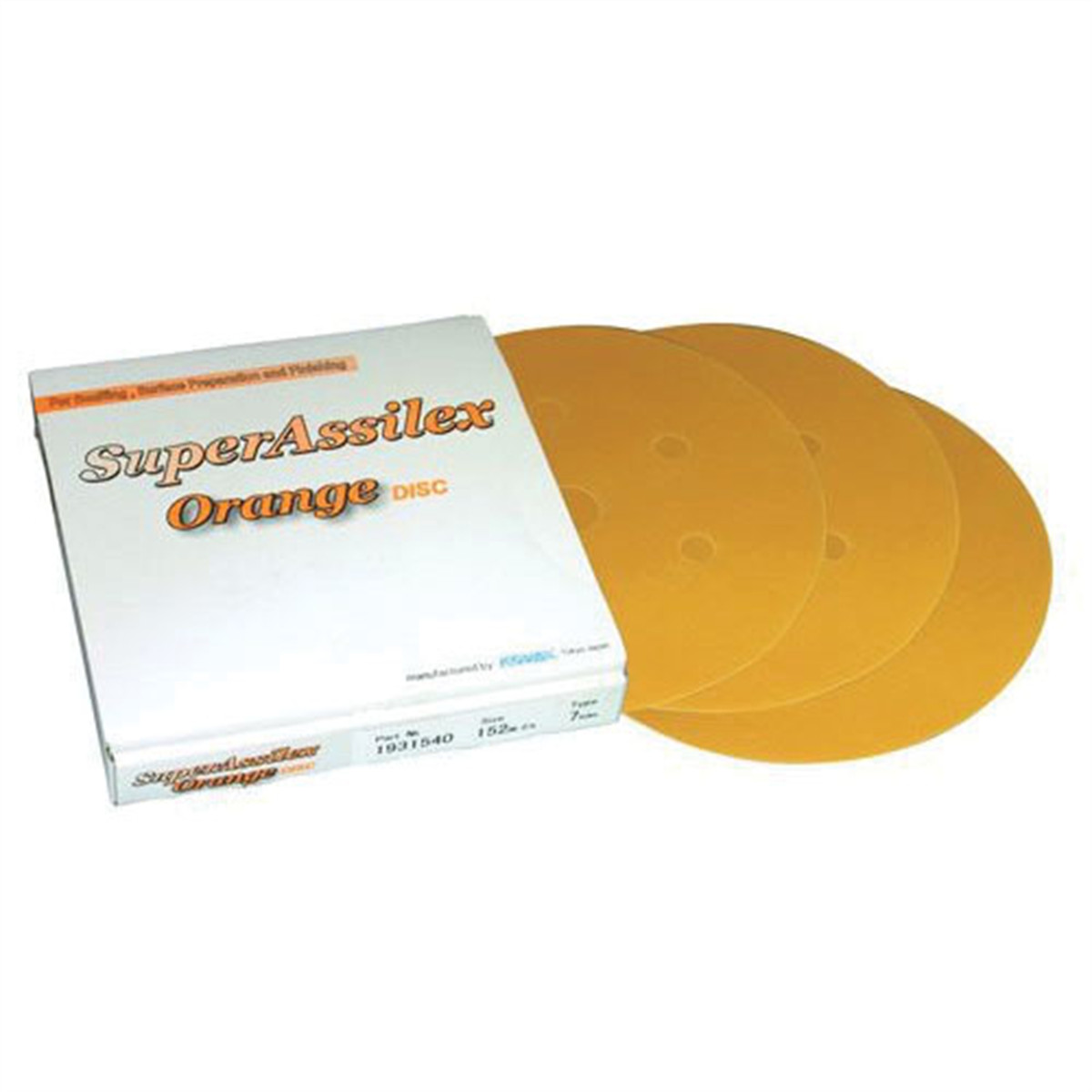 Eagle Abrasives, Inc. KOVAX Super Assilex 193-1540 Sanding Disc, 6 in Dia, 1200