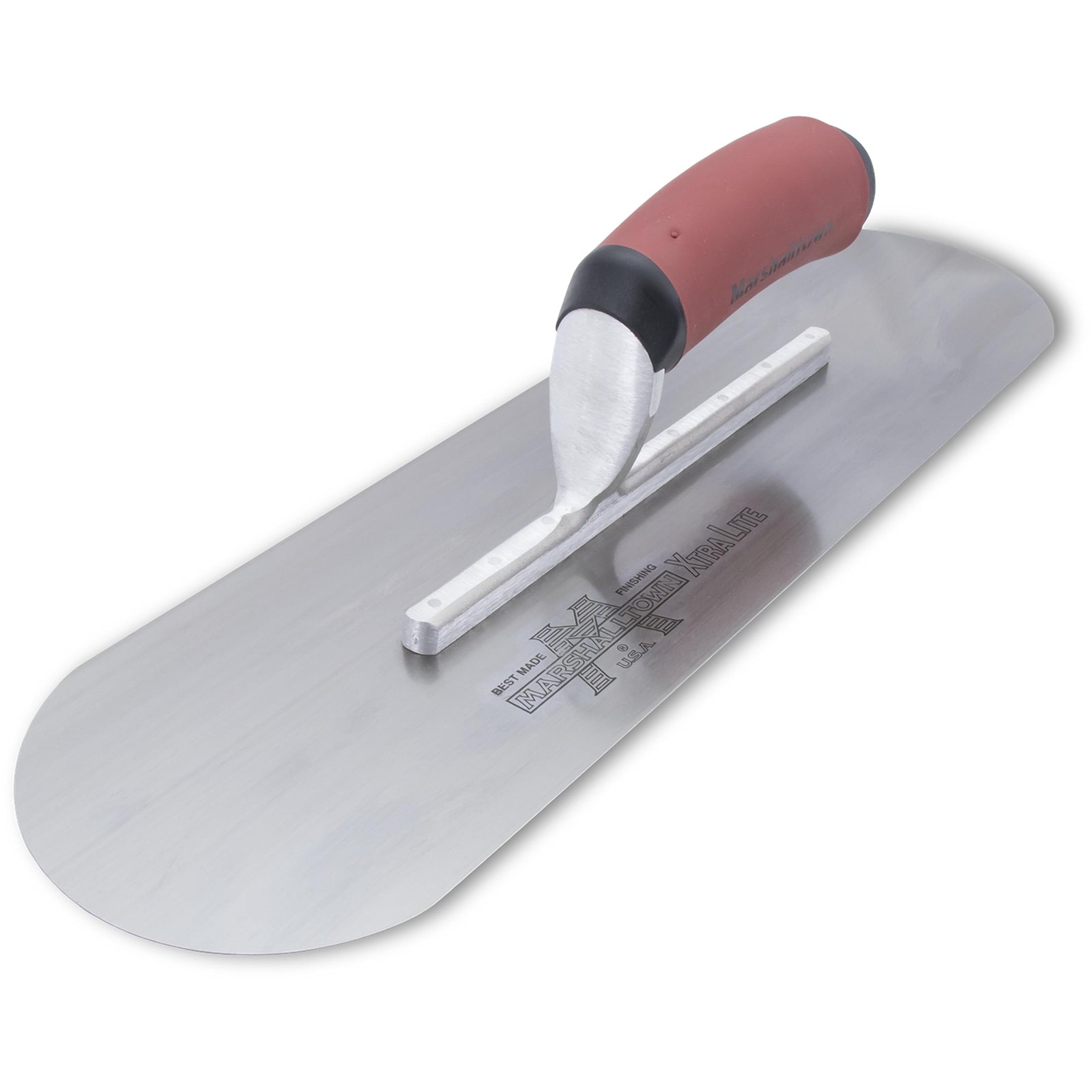Marshalltown Pool Trowel, 16 x 4 1/2 inches, Concrete, DuraSoft Handle, XtraLit