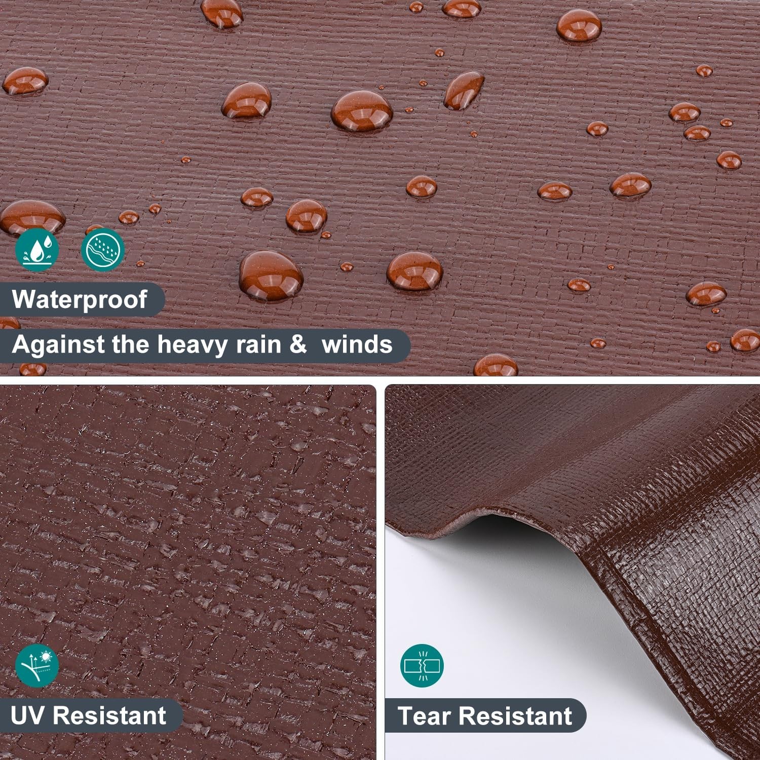 Tarp 20x30FT, 14 Mil Large Tarp, Waterproof Tarps Heavy Duty with Grommets Ev…