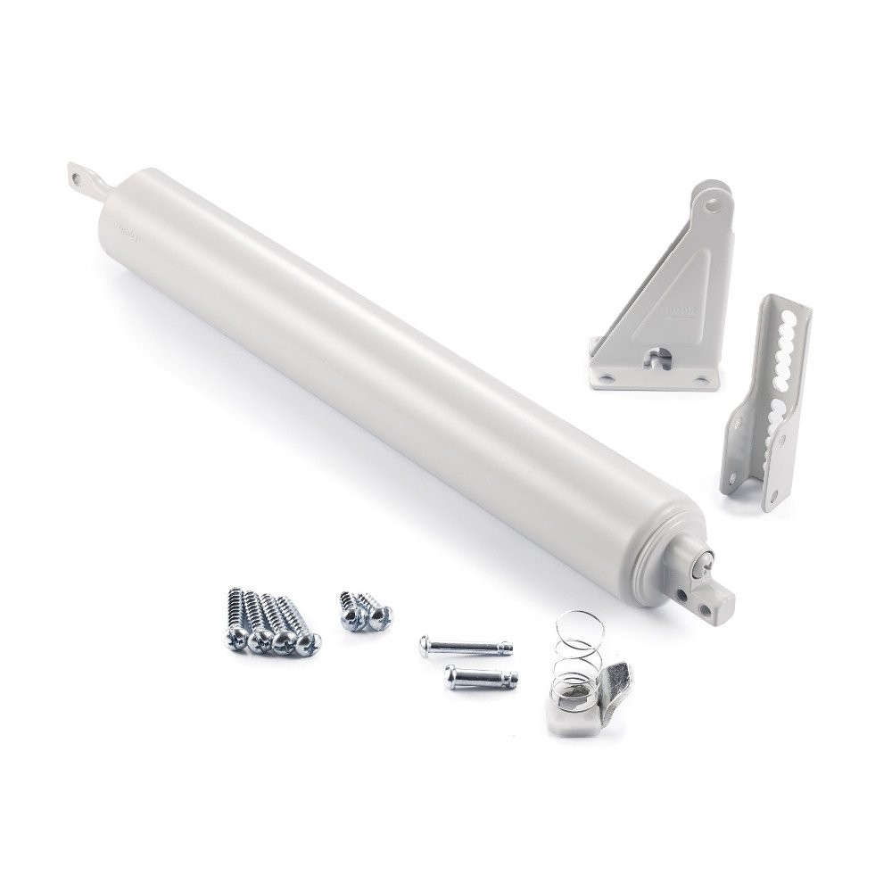 Heavy Duty Pneumatic Storm Door Closer 10.5 inch Replacement White Model 1730