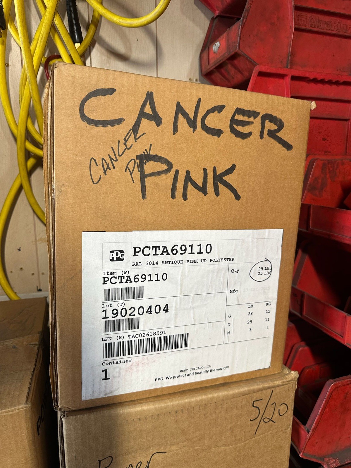 PPG Powder Coat Bright Yellow Polyester 50 lbs!