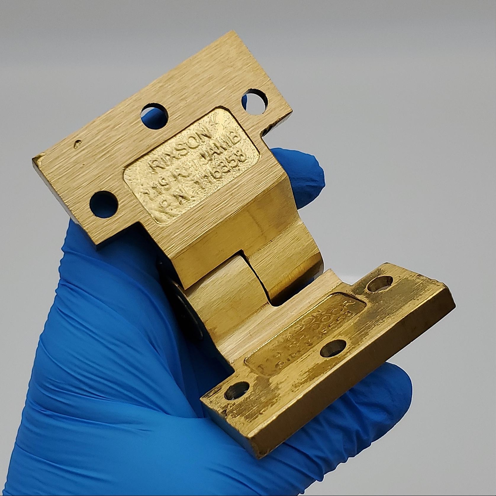 Rixson Intermediate Pivot 119 3/4″ Offset Satin Brass RH Full Mortise Right Hand