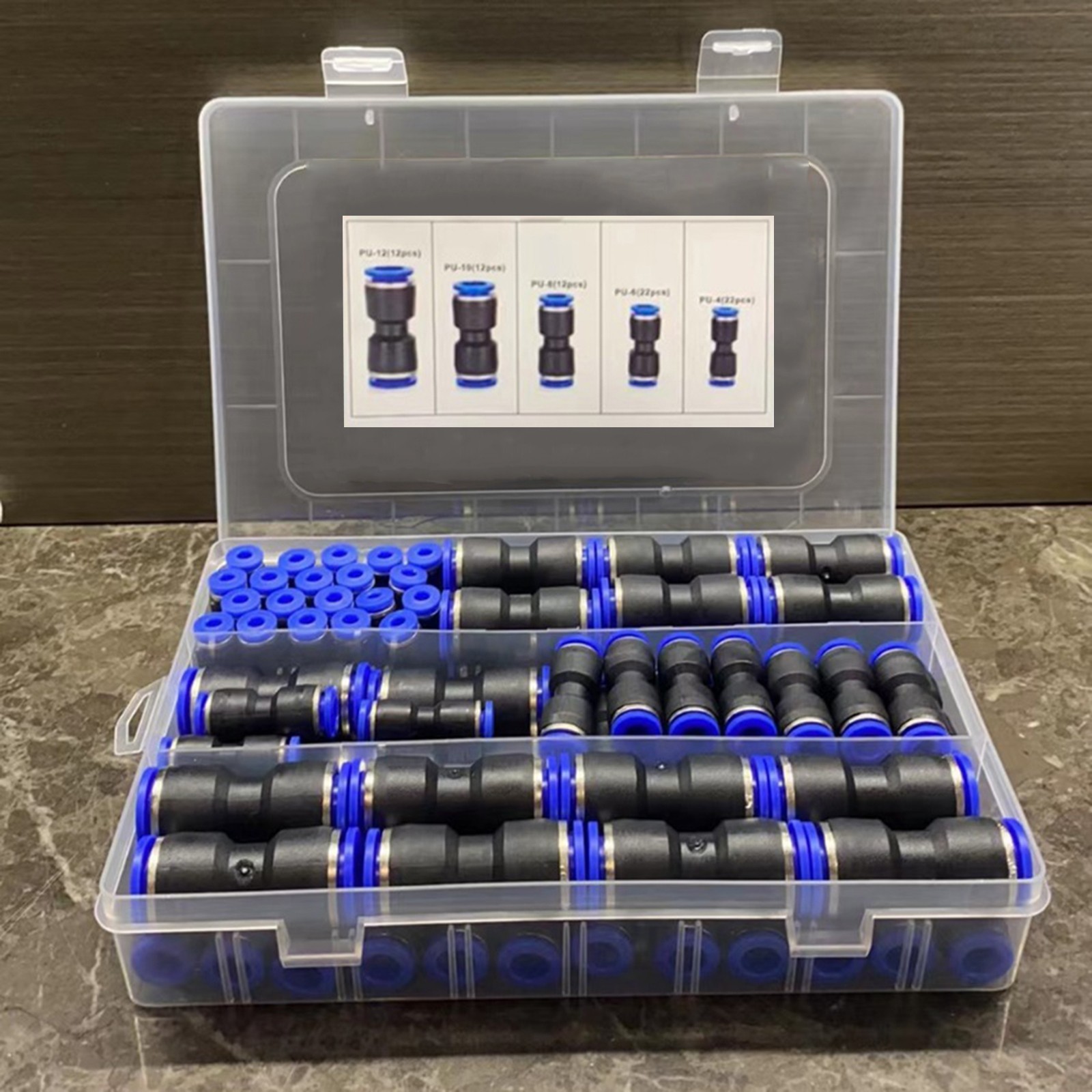 Innovative Design Pack of 80 Easy to Use Push Fit Connectors Available