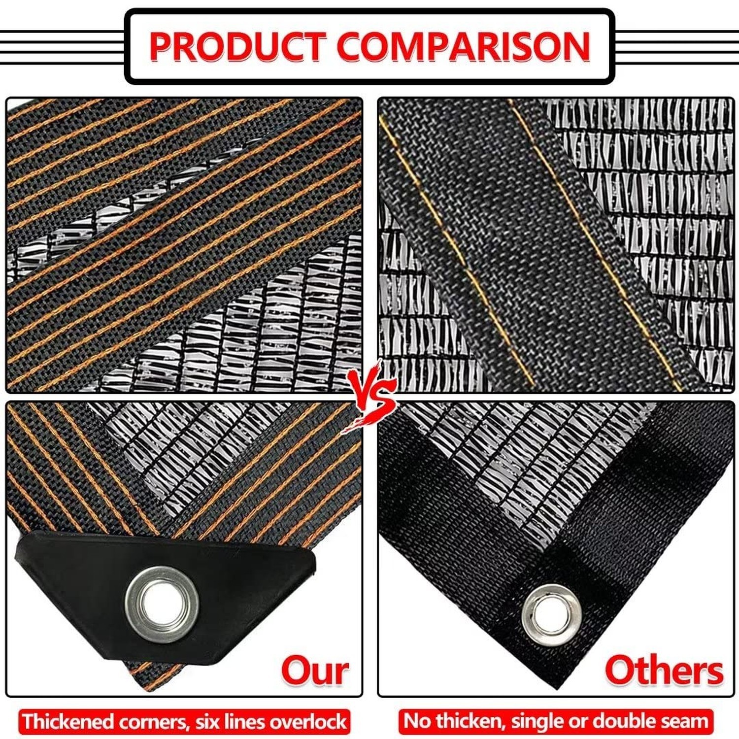 20 x 20 FT Shade Cloth for Plants Greenhouse, 40% Sunblock Shade Sails -for G…