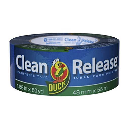 Duck Clean Release Blue Painter’s Tape, 2-Inch (1.88-Inch x 60-Yard), Single Rol
