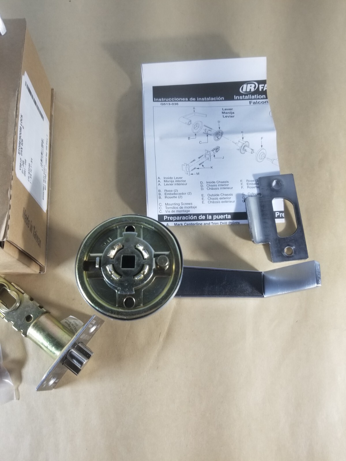 Falcon Y581 P Dane 626 G Storeroom Lock Satin Chrome With Keys Commercial