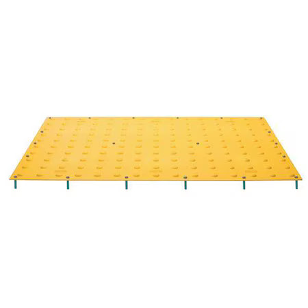 Tuftile Tt2436-Sa-Yel-1 Ada Warning Pad Polymer Yellow, 2 Ft W X 3 Ft L, 7/16