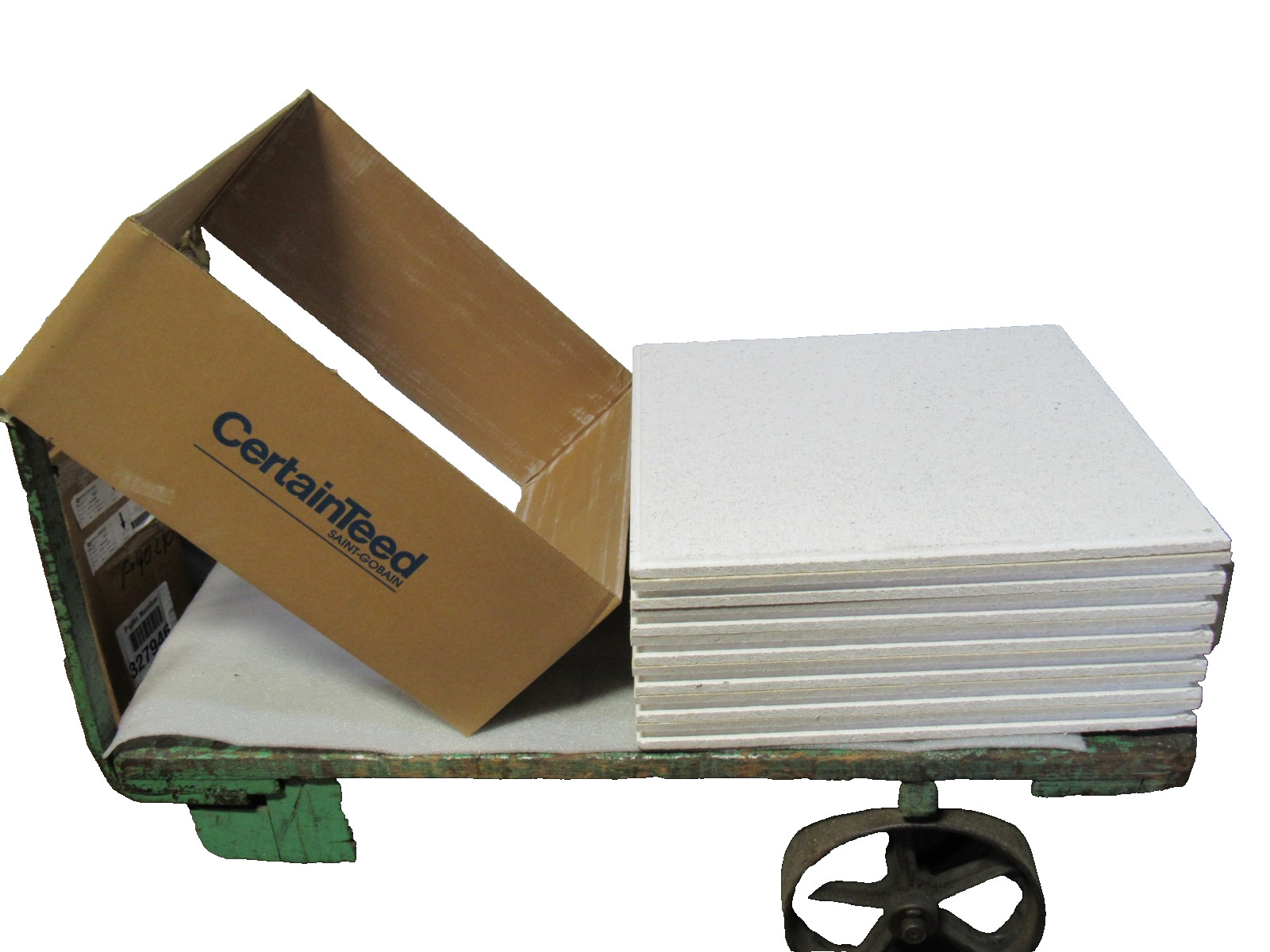 Lot of 13 CertainTeed CM-454 BioShield Ceiling Tile 2’X2’X3/4″ 24″X24″X3/4″