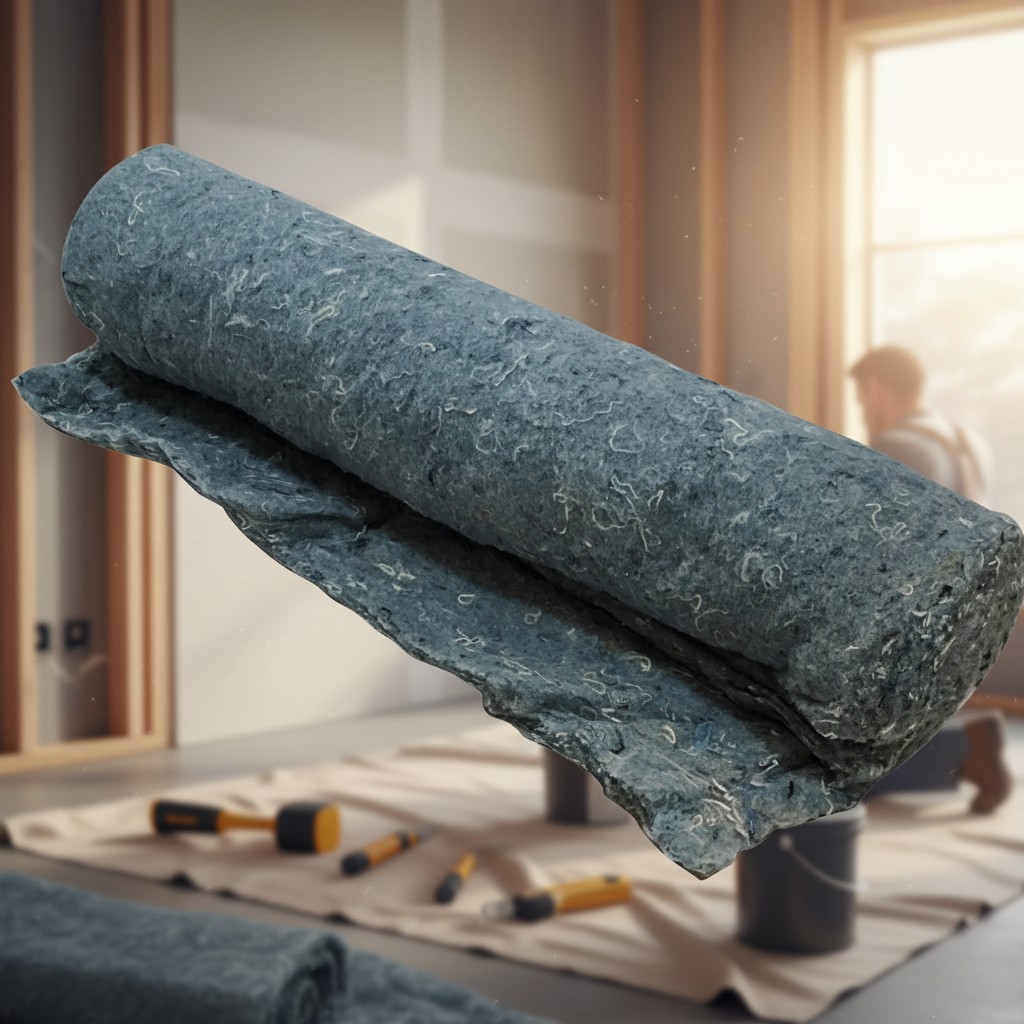 100% Recycled Denim Insulation – Safe No Itch Design, 48 x 16 x 1 Inch