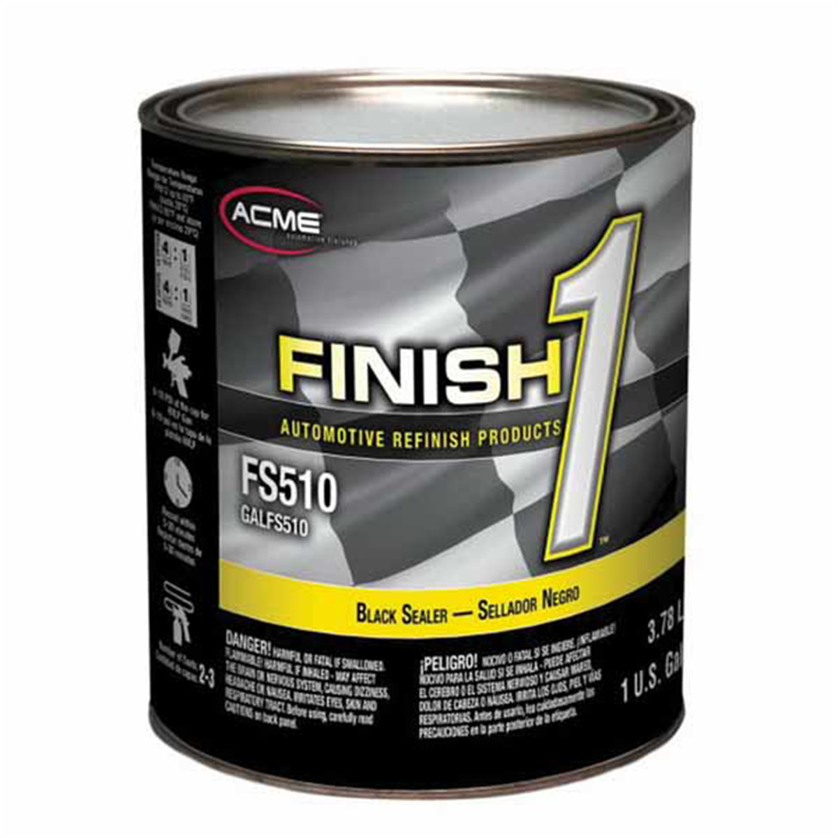 Finish 1 Automotive Refinish Products FS510-1 4.1 VOC Enamel Sealer Undercoat,